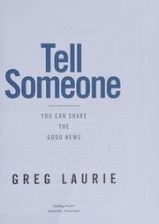 Cover of: Tell Someone: You Can Share the Good News - Bible Study Book
