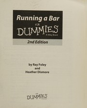 Cover of: Running a bar for dummies