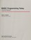 Cover of: Basic Programming Today