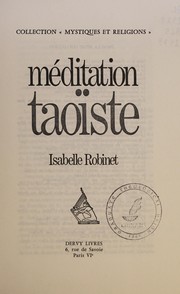 Cover of: Méditation taoïste
