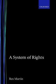 A System of Rights by Rex Martin