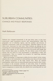 Cover of: The community of the streets