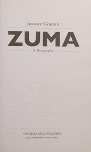 Zuma by Jeremy Gordin