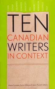 Cover of: Ten Canadian Writers in Context