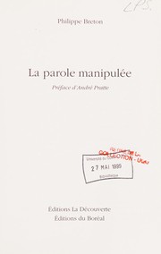 Cover of: La parole manipulée