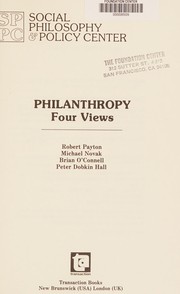 Cover of: Philanthropy by Robert Payton ... [et el.].