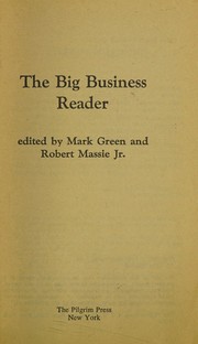 Cover of: The Big business reader