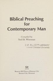 Cover of: Biblical Preaching for Contemporary Man