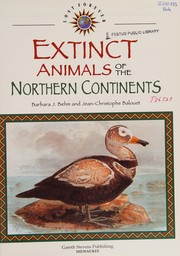 Cover of: Extinct animals of the northern continents