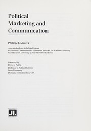 Political marketing and communication by Philippe J. Maarek, Lutton
