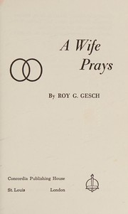 Cover of: A wife prays
