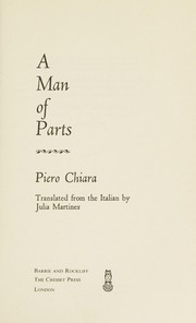 Cover of: A man of parts