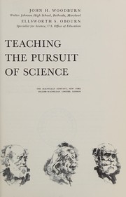 Cover of: Teaching the pursuit of science