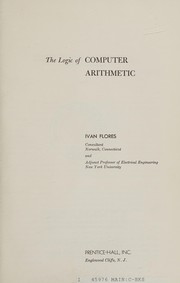 Cover of: The logic of computer arithmetic.