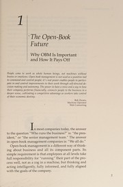 Cover of: The open-book management field book