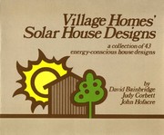 Cover of: Village Homes' solar house designs by David A. Bainbridge