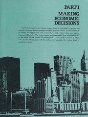 Cover of: Economics: the science of cost, benefit, and choice