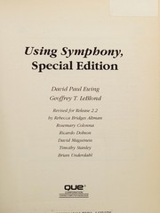 Cover of: Using Symphony by David Paul Ewing