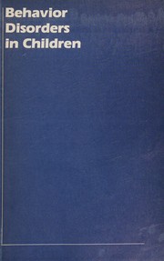 Cover of: Behavior disorders in children by Clarizio, Harvey F