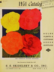 Cover of: 1951 catalog: bulbs, plants & cuttings, seeds, supplies
