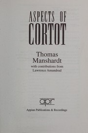 Cover of: Aspects of Cortot