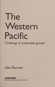 Cover of: The Western Pacific: Challenge of Sustainable Growth