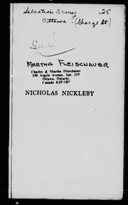 Cover of: Nicholas Nickleby by Charles Dickens ; illustrated by W.H.C. Groome.