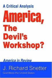 Cover of: America, The Devil