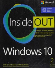 Cover of: Windows 10 inside out