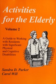 Cover of: Activities for the elderly.