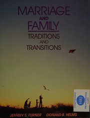 Cover of: Marriage and family by Jeffrey S. Turner