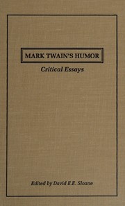 Cover of: MARK TWAIN'S HUMOR