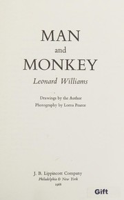 Cover of: Man and monkey.