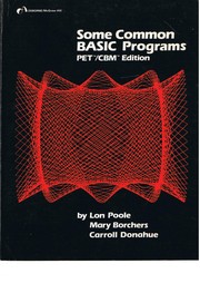 Cover of: Some common BASIC programs
