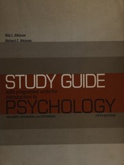 Cover of: Study guide with programed units for Hilgard, Atkinson, and Atkinson's Introduction to psychology, fifth ed