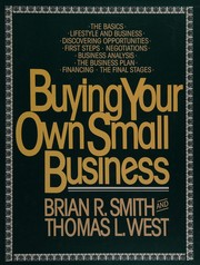 Cover of: Buying your own small business