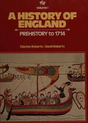 Cover of: A history of England by Clayton Roberts