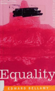Cover of: Equality by Edward Bellamy
