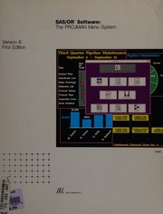 Cover of: SAS/OR software: the PROJMAN menu system, version 6.