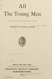 Cover of: All the young men: stories