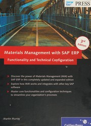 Materials management with SAP ERP by Martin Murray