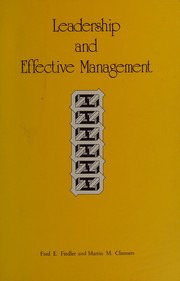 Cover of: Leadership and effective management