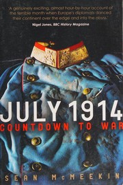 Cover of: July 1914: Countdown to War
