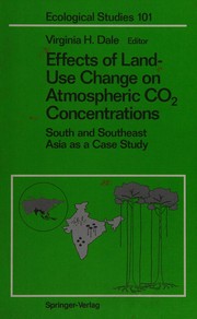 Cover of: Effects of land-use change on atmospheric C0₂ concentrations: South and Southeast Asia as a case study