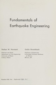 Fundamentals of earthquake engineering by N. M. Newmark
