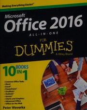 Cover of: Office 2016 all-in-one for dummies