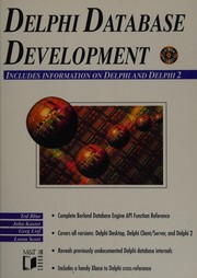 Cover of: Delphi database development