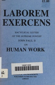 Cover of: Encyclical Laborem exercens by Pope John Paul II