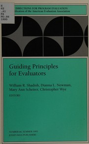 Cover of: Guiding Principles for Evaluators (New Directions for Evaluation)