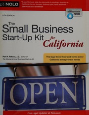 Cover of: The small business start-up kit for California